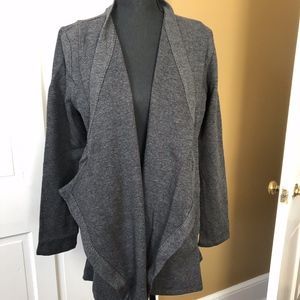 Banana Republic Factory Herringbone Draped Sweater